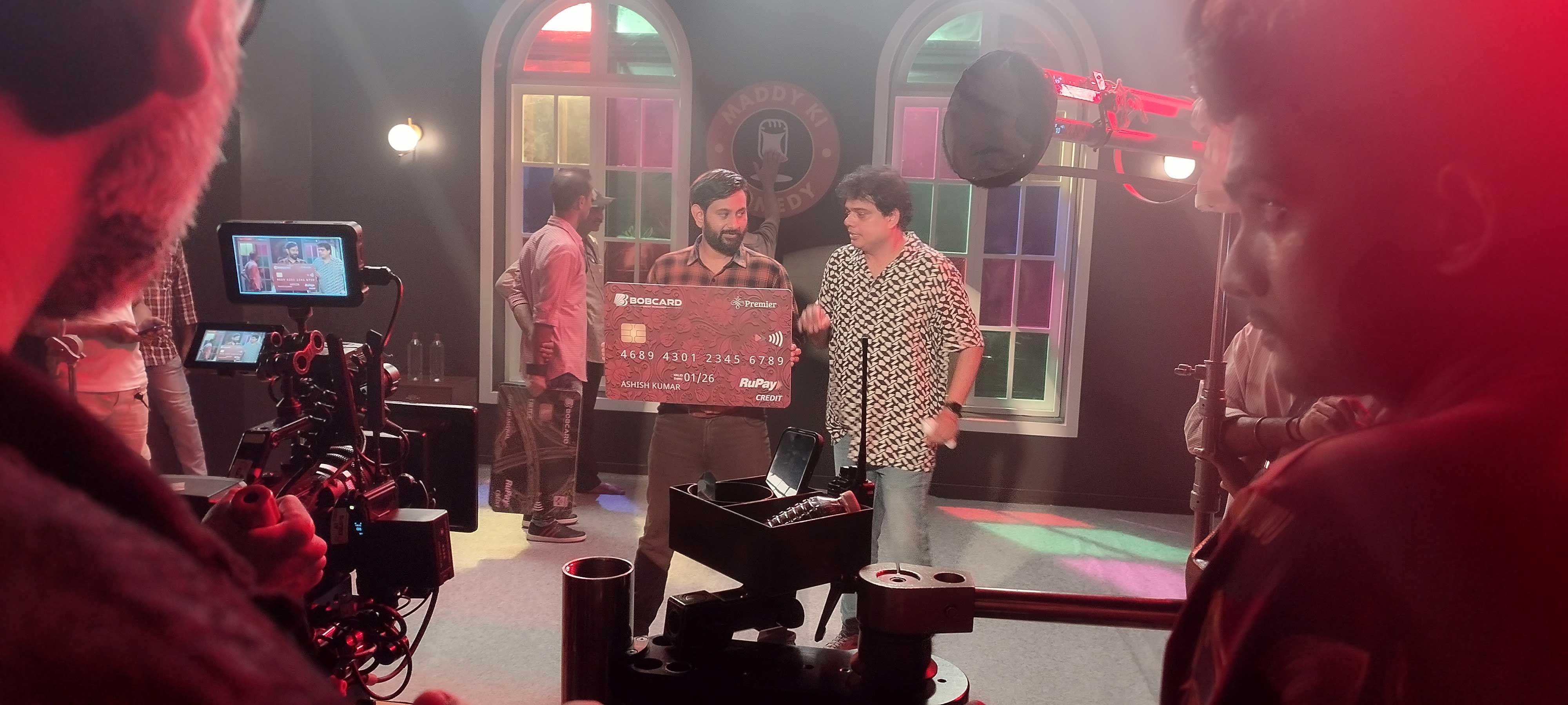 Ashish Asthana on set
